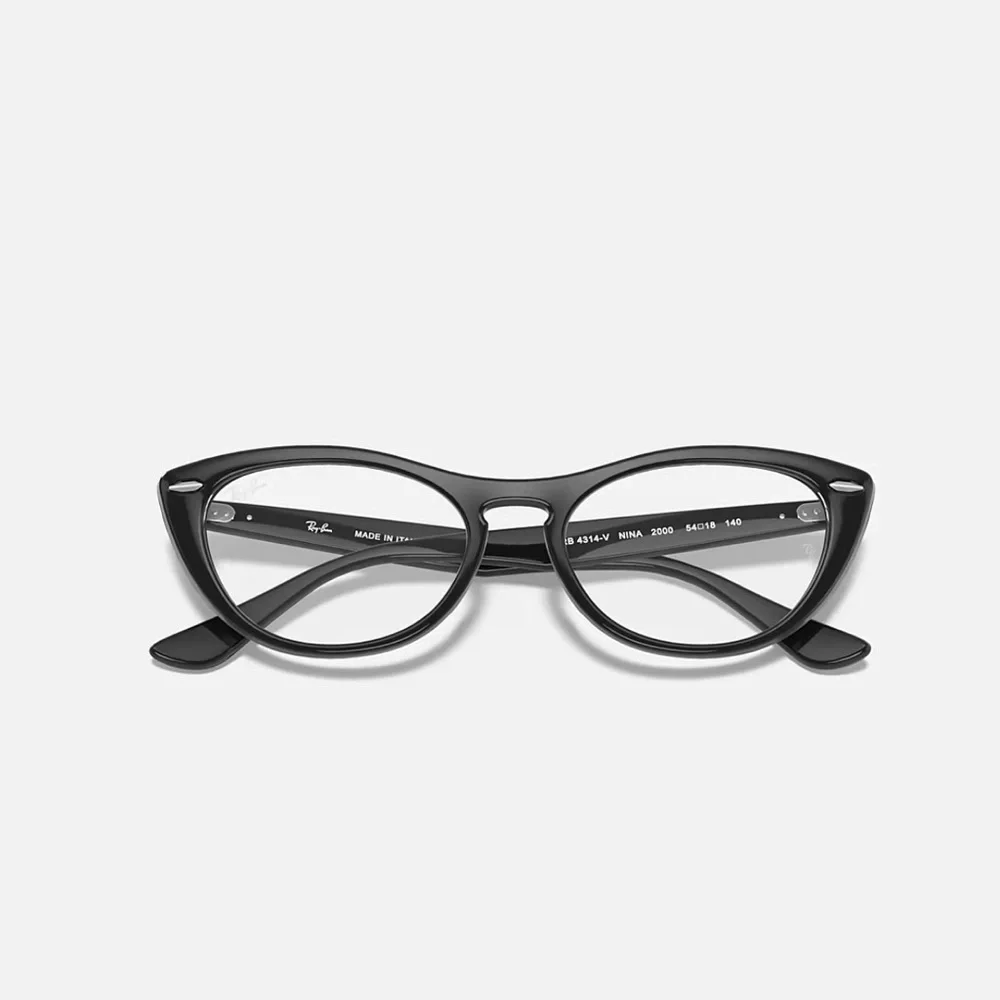RAY BAN RX4314V 2000 Black Cat Eye 54 mm Women's Eyeglasses - Picture 5 of 7